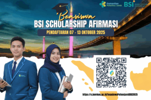 Beasiswa BSI scholarship Arifmasi 2025 beasiswa bsi 2025